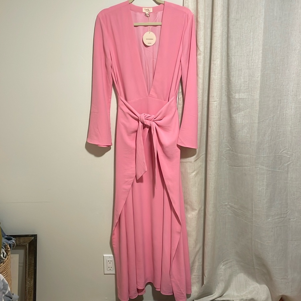 NWT Camila Coelho Millie Maxi Dress - Hot Pink